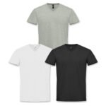 A0049-Mens V Neck T-Shirt