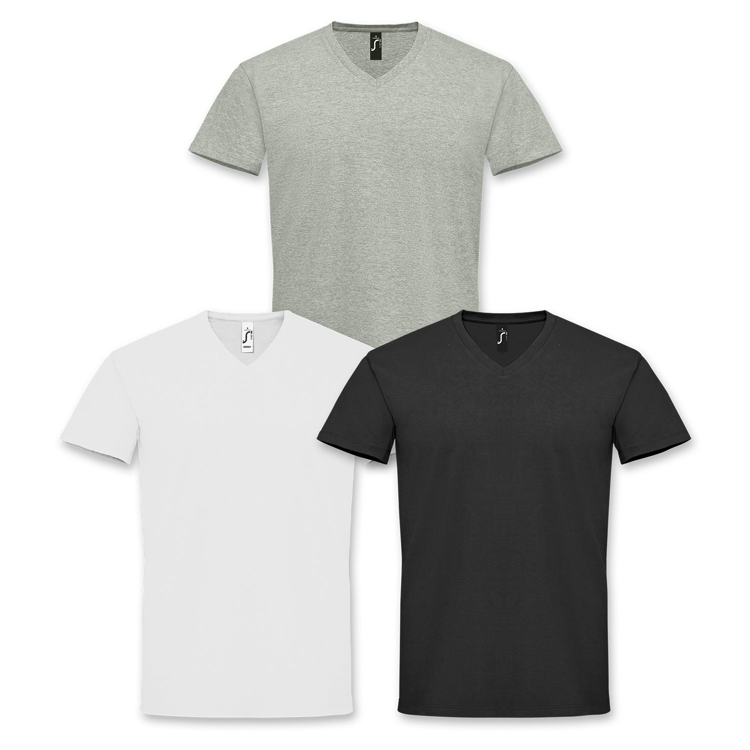 118082_2 A0049-Mens V Neck T-Shirt - Image 1