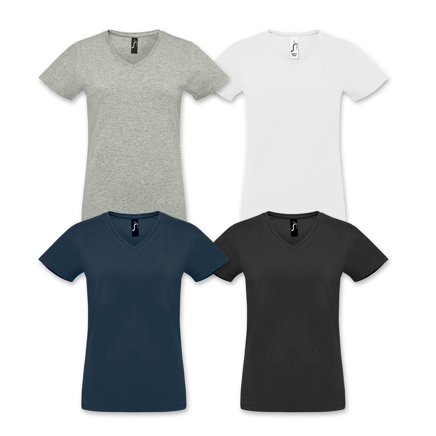 118083_2 A0048-Womens V Neck T-Shirt - Image 1