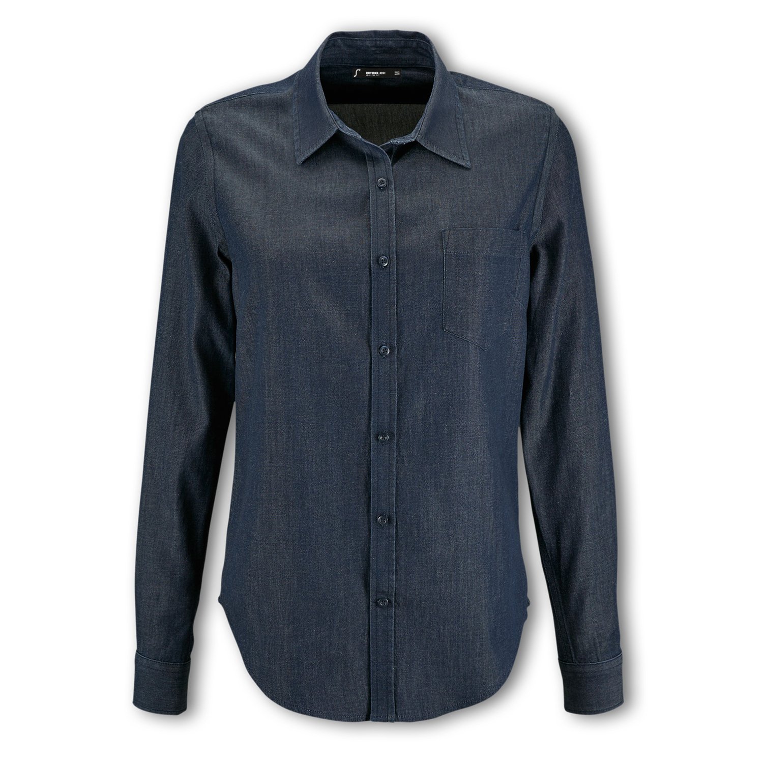 120011_2 A0060-Women's Denim Shirt - Image 1