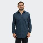 A0061-Men's Poplin Shirt - Image 2