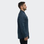 A0061-Men's Poplin Shirt - Image 3