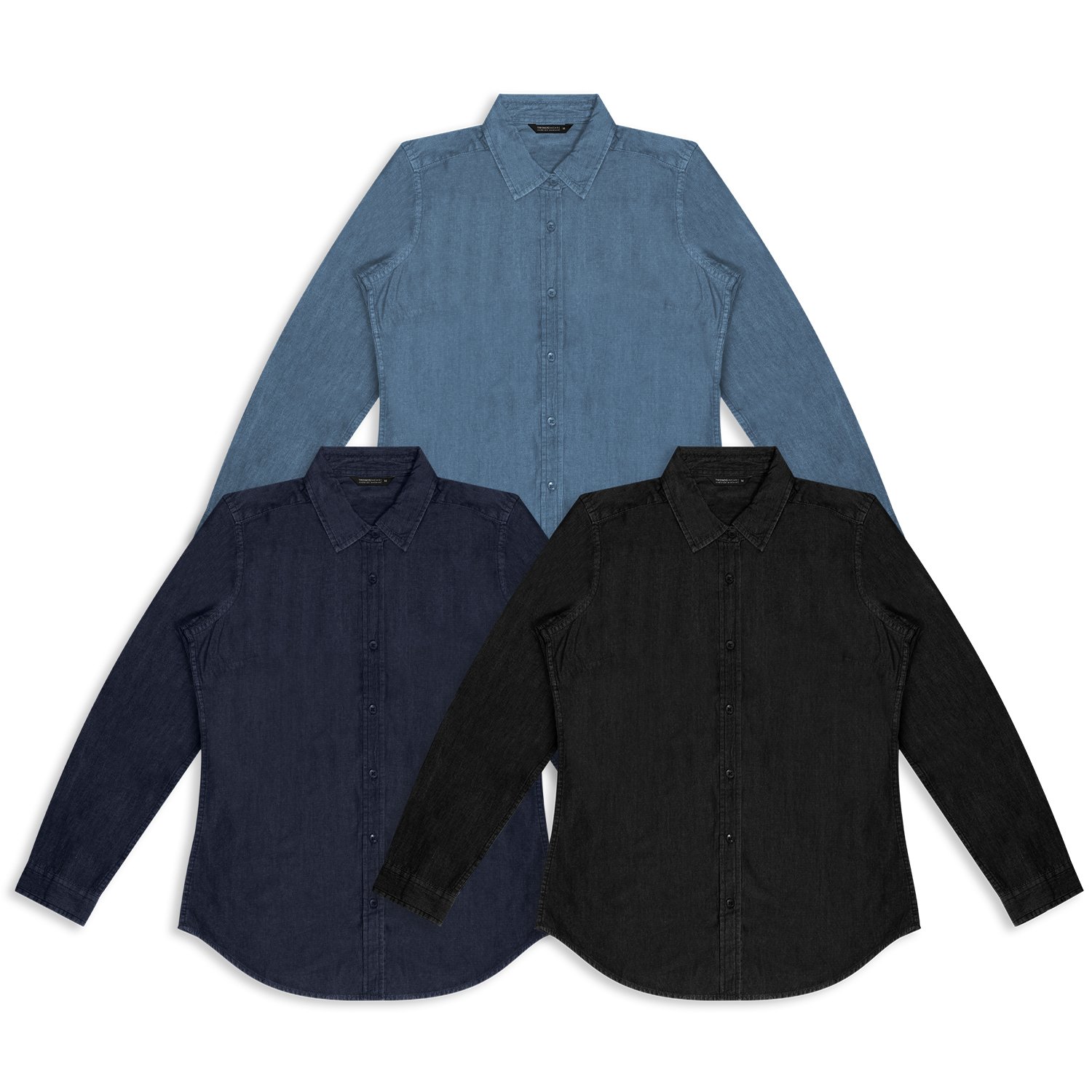 123610_11 A0064-Women's Denim Shirt - Image 1