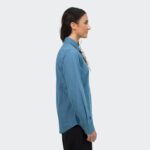 A0064-Women's Denim Shirt - Image 3